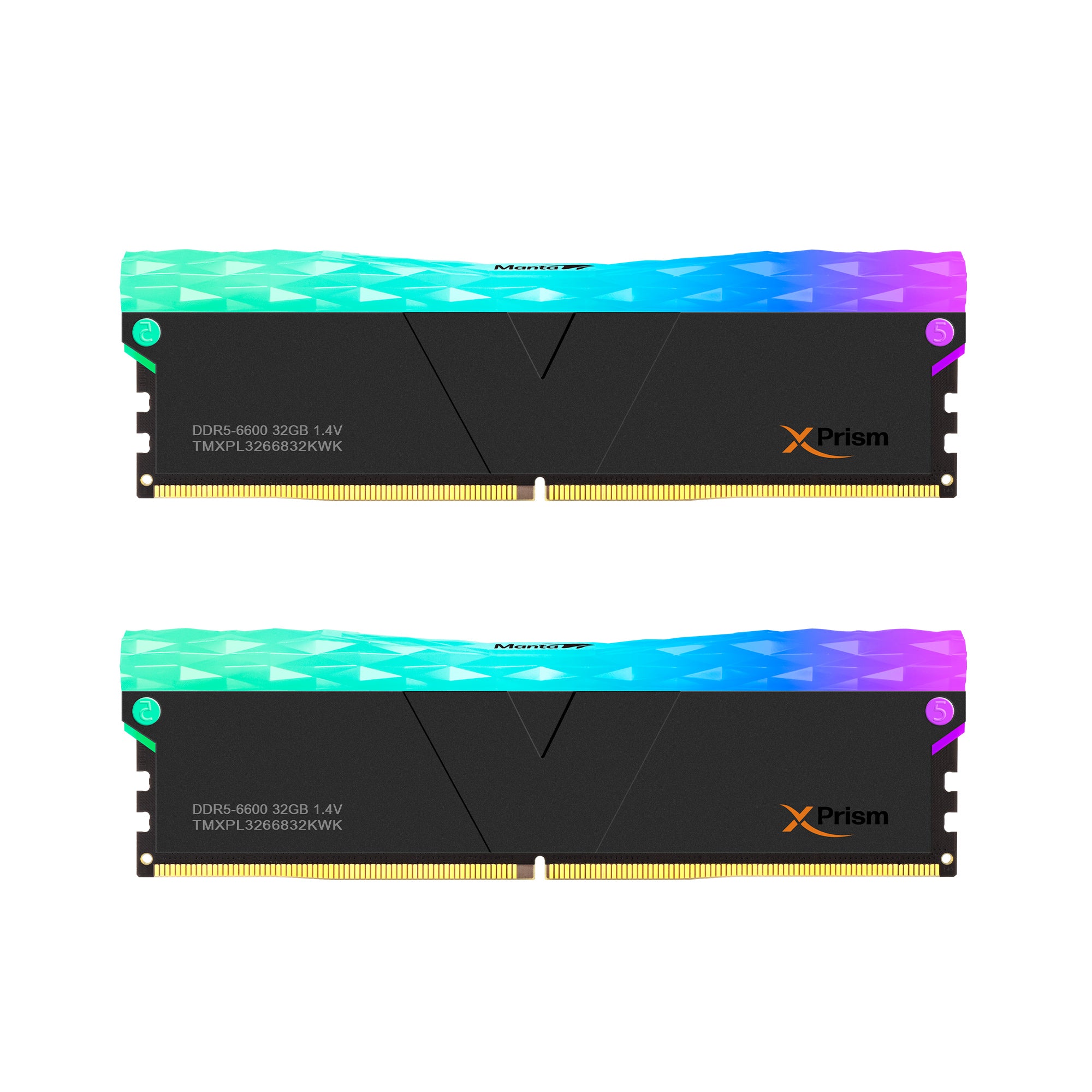 DDR5 | [Manta] XPrism RGB | 64GB (32GBx2) | INTEL XMP | Gaming Memory