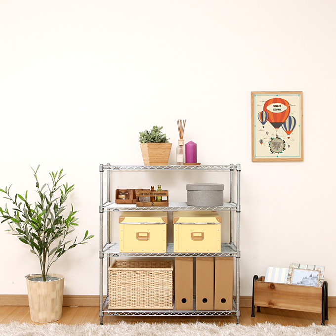 週末限定10%OFF】 [19mm] 幅80 4段 (幅79.5×奥行34.5×高さ90.5cm