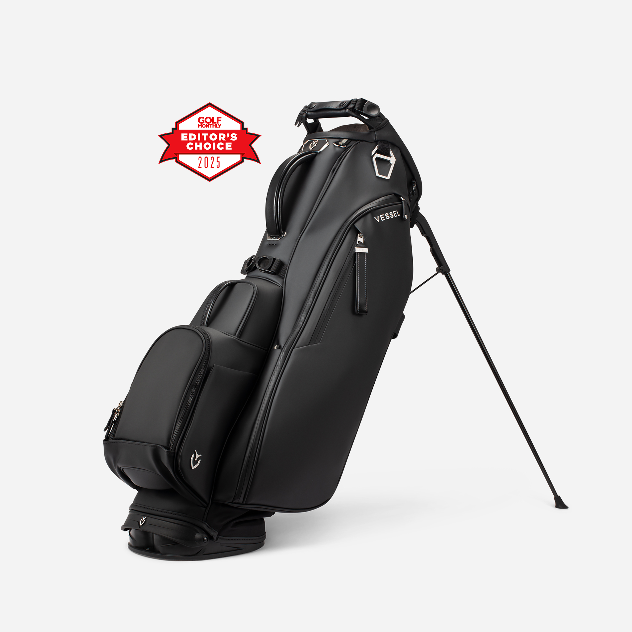 Player V Golf Stand Bag | Premium Golf Bag - White