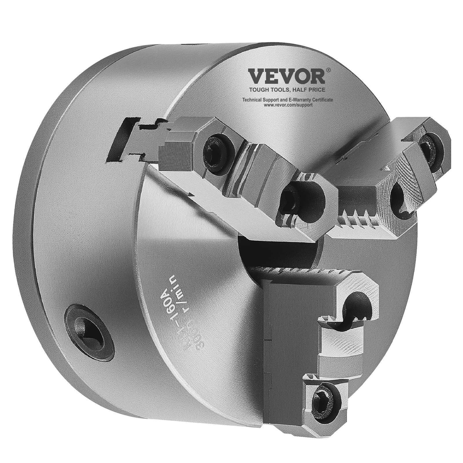 VEVOR Metal Lathe Chuck | Self-Centering 3-Jaw Design