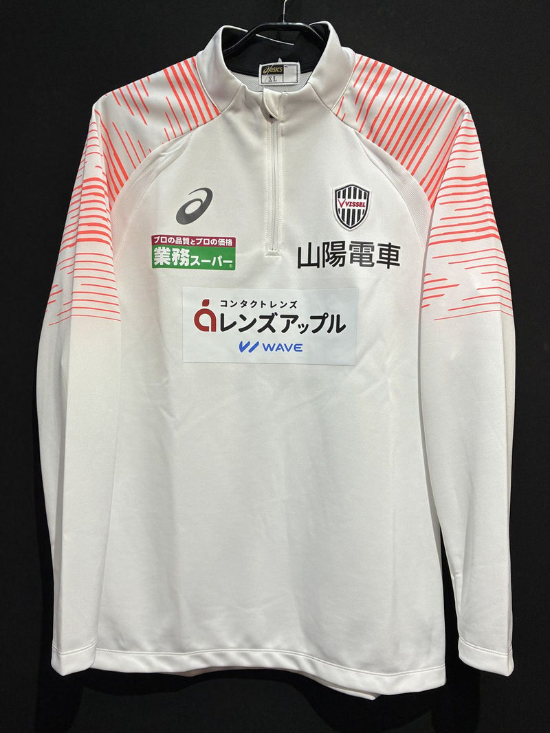 2024】ヴィッセル神戸 ストレッチ ハーフジップ トレーニング