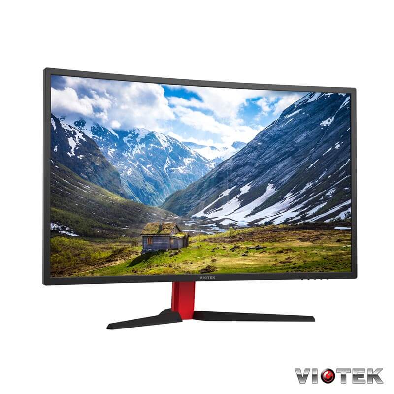 Curved Monitor: VIOTEK GN32C 32” 144Hz 1080P Gaming Monitor - Viotek