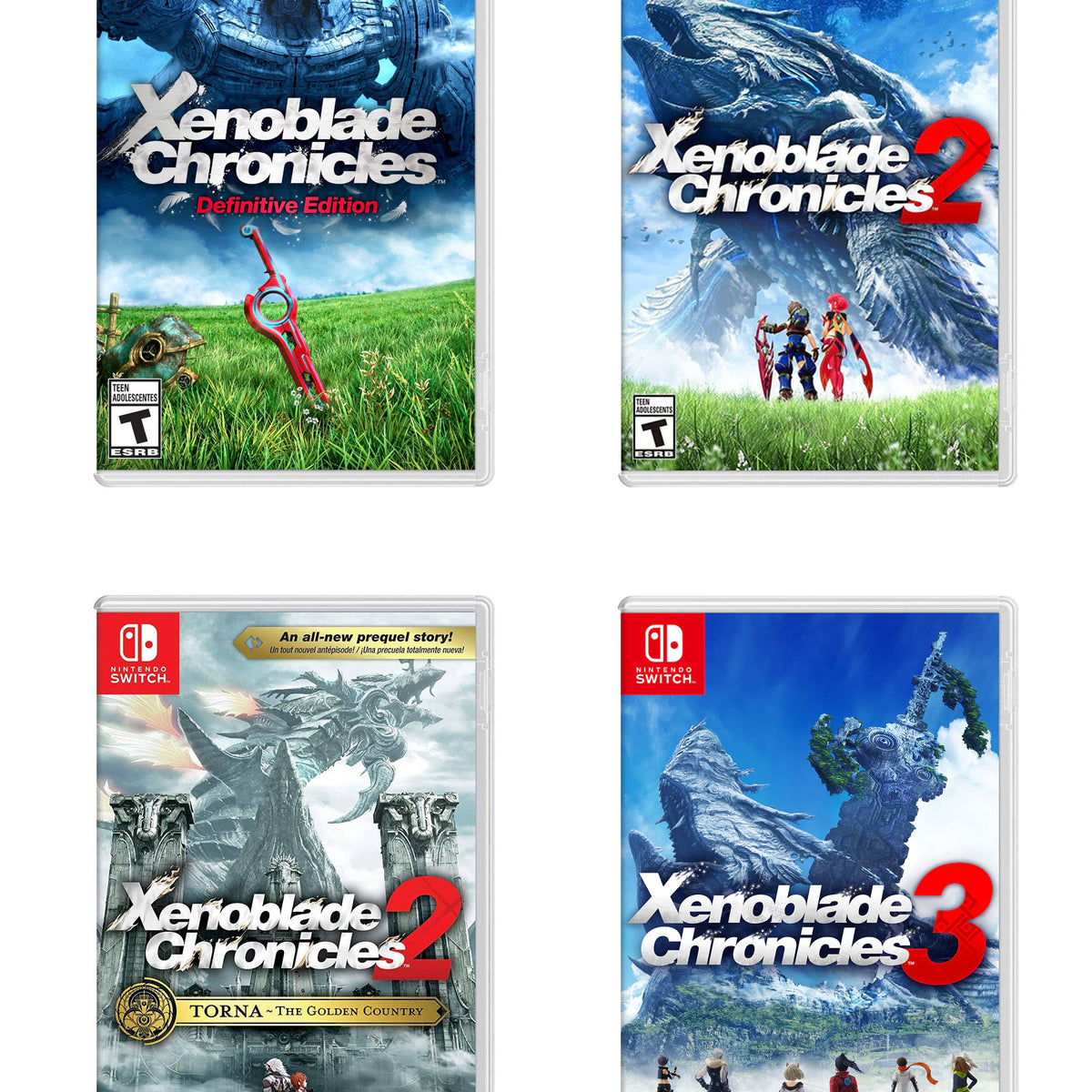 Xenoblade Chronicles 4-Pack Bundle (Includes Xenoblade Chronicles