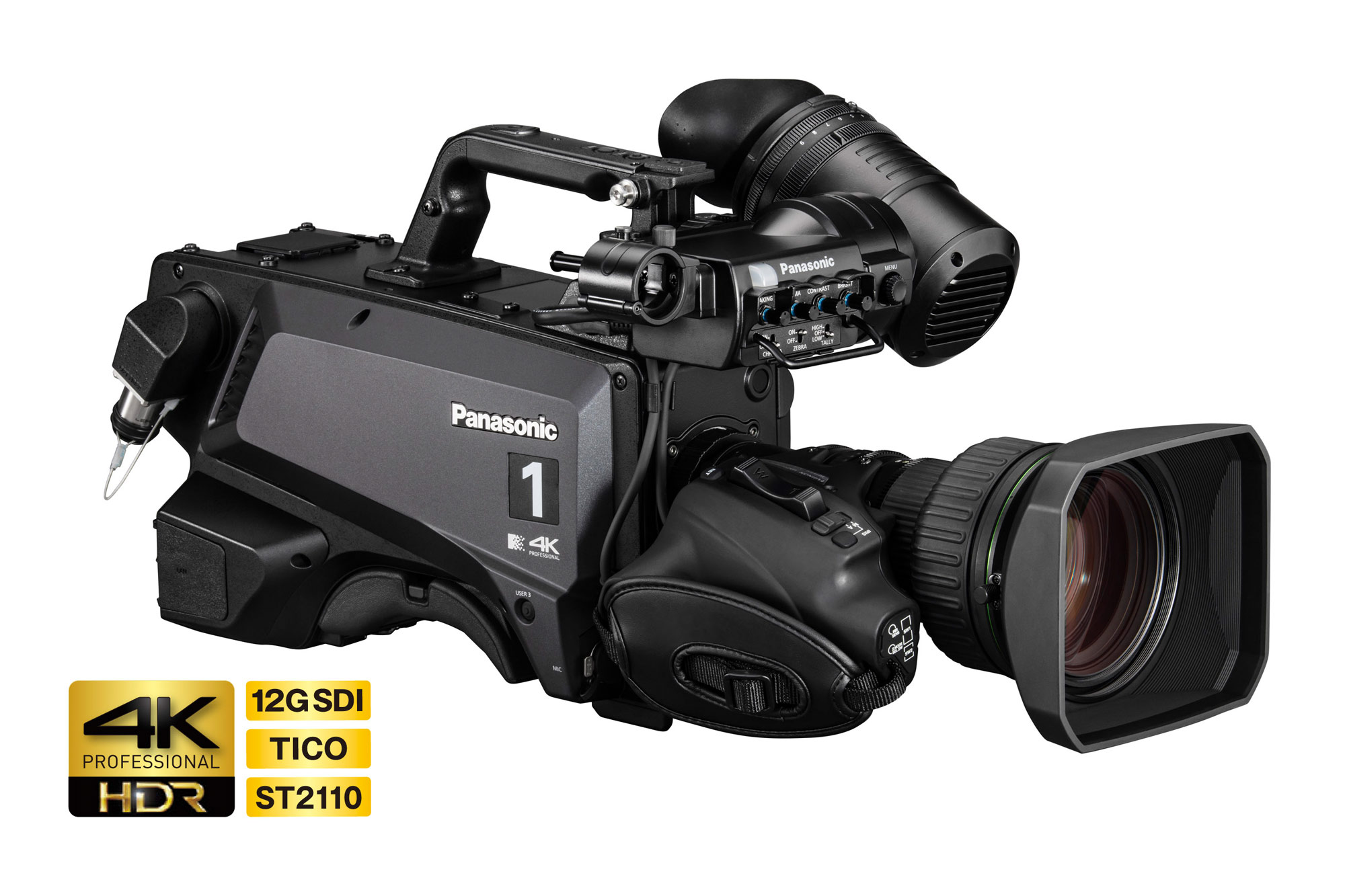 パナソニック、高感度、低ノイズで色再現性に優れた4Kスタジオカメラ