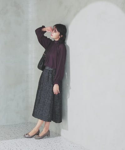 ジャカードフレアスカート: ボトムス｜ハニーズ公式通販