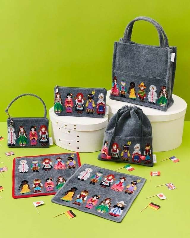 ハイジ ファブリックバスケット HE-191334（WEB限定）(ホワイト