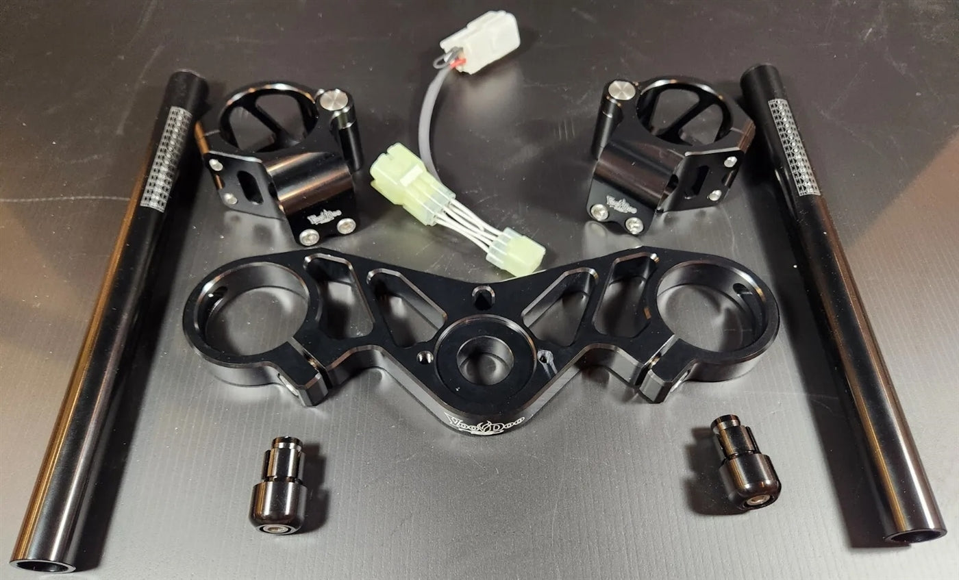 TOP TRIPLE TREE KIT ZX14R 12-25 BLACK VTTKITZX14L2* – VooDoo