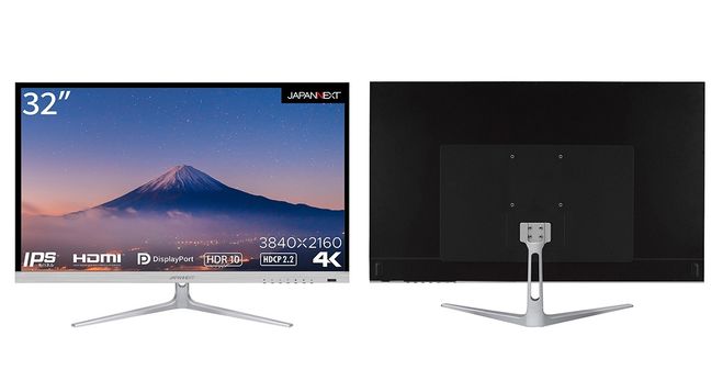 IPS液晶搭載HDR対応の32インチ4K液晶モニター「JN-IPS320FLUHDR-N