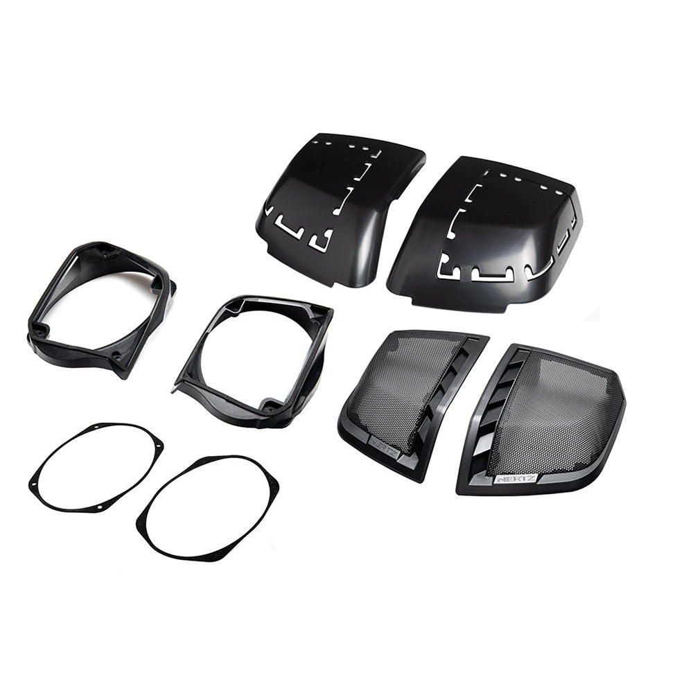 Hertz HD14H 6X9″ Saddlebag Speaker Installation Kit with wiring