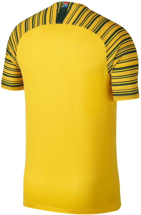 南アフリカ代表、ストライプが鮮烈な2018新ユニフォームを発表！（Qoly）