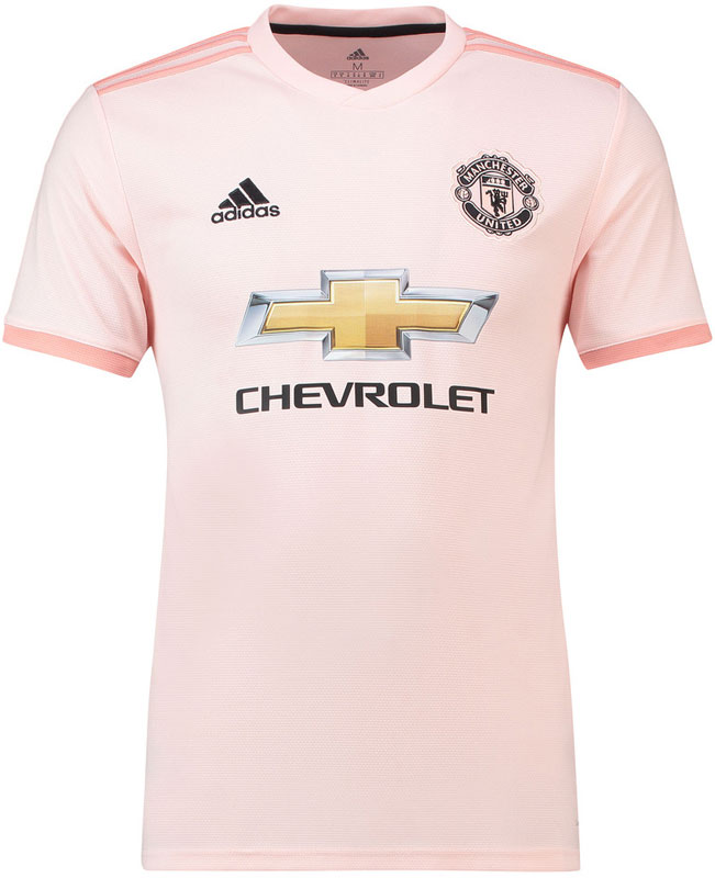 マンチェスター・U、ピンクの2018-19新アウェイユニフォーム！ネーム