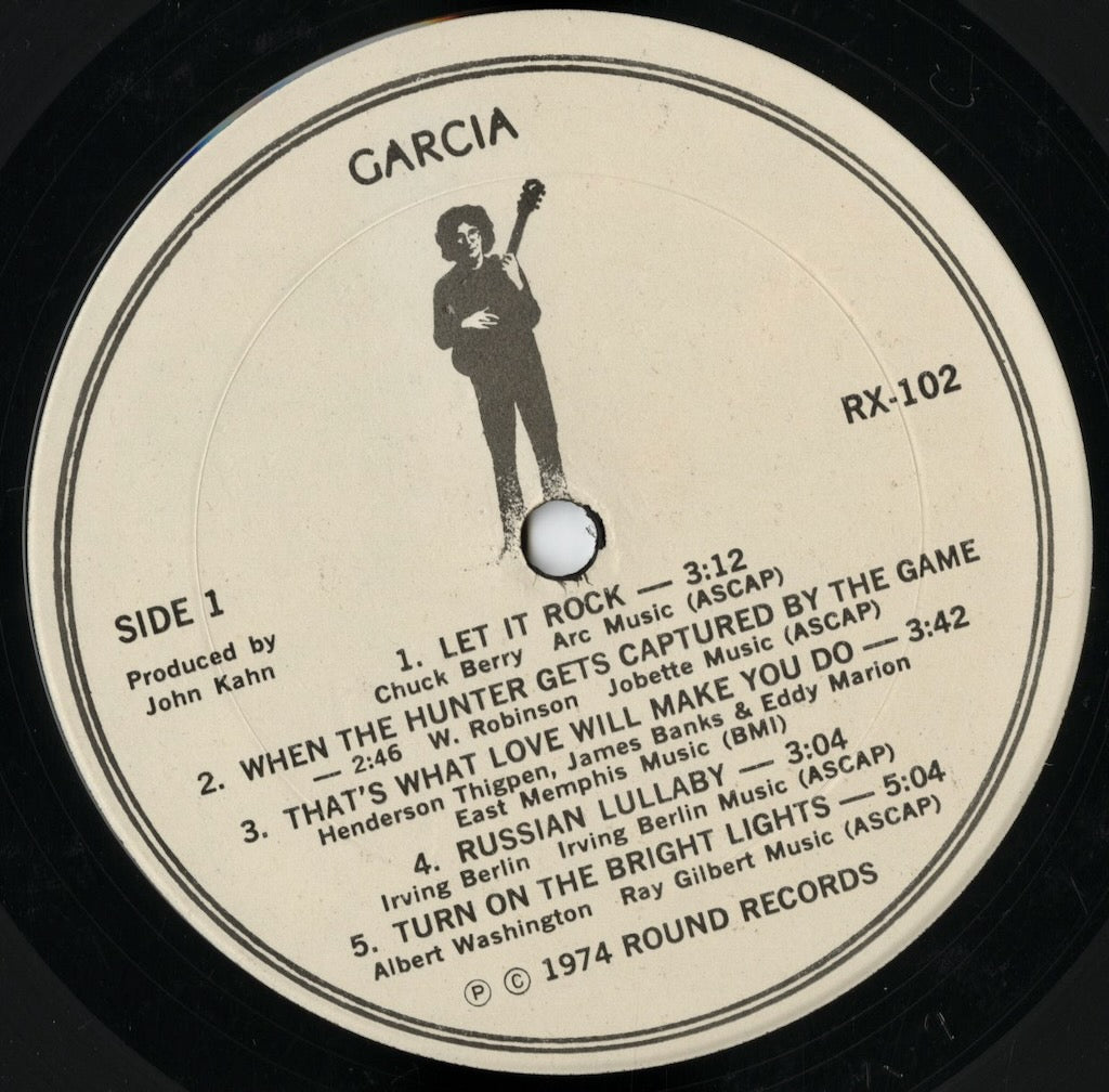 Jerry Garcia - Garcia LP 1974 US Round 1stソロ グレイトフル