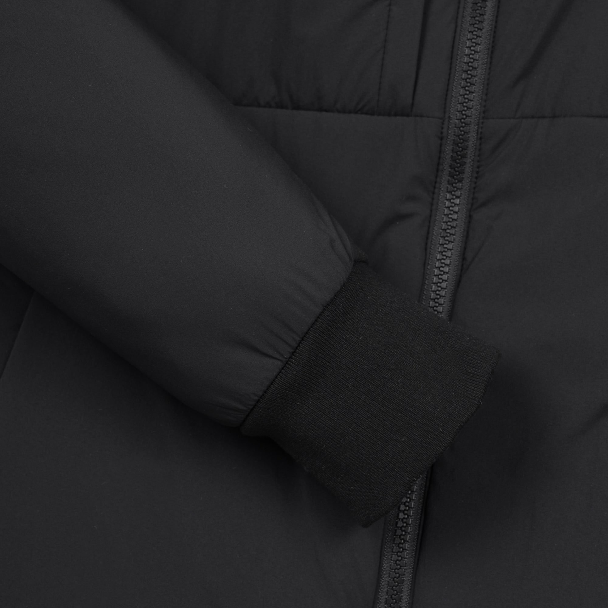 MEN ハイブリッドフルジップブルゾン ブラック