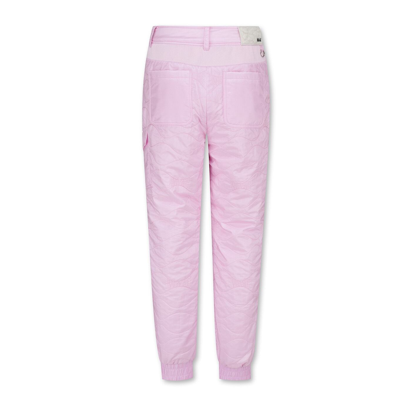 WOMEN パッド入り キルティング ルーズフィットジョガーパンツ