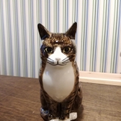 Quail Ceramics社 貯金箱（三毛猫 Eleanor） | 猫本専門書店 書肆 吾輩堂