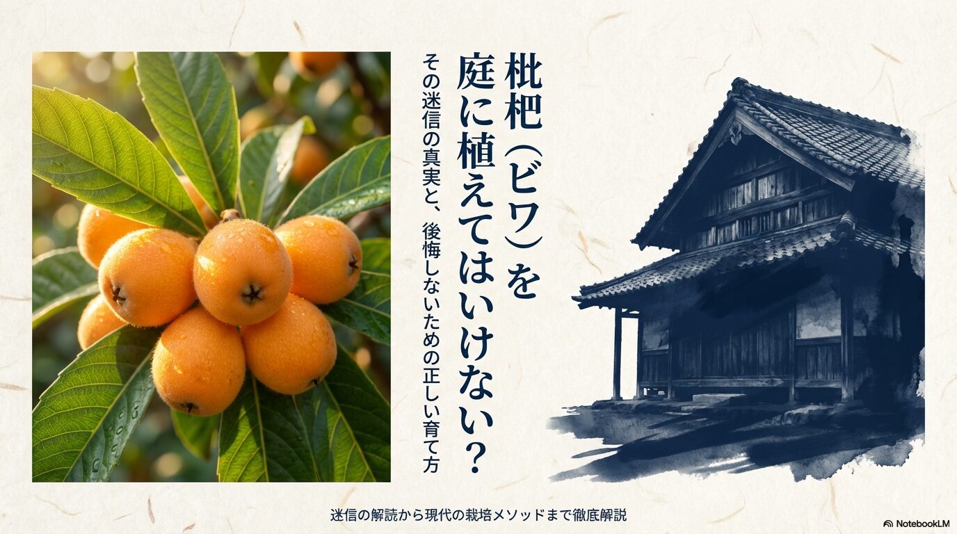 枇杷（ビワ）の木を庭に植えてはいけない？迷信の真実と正しい対処法
