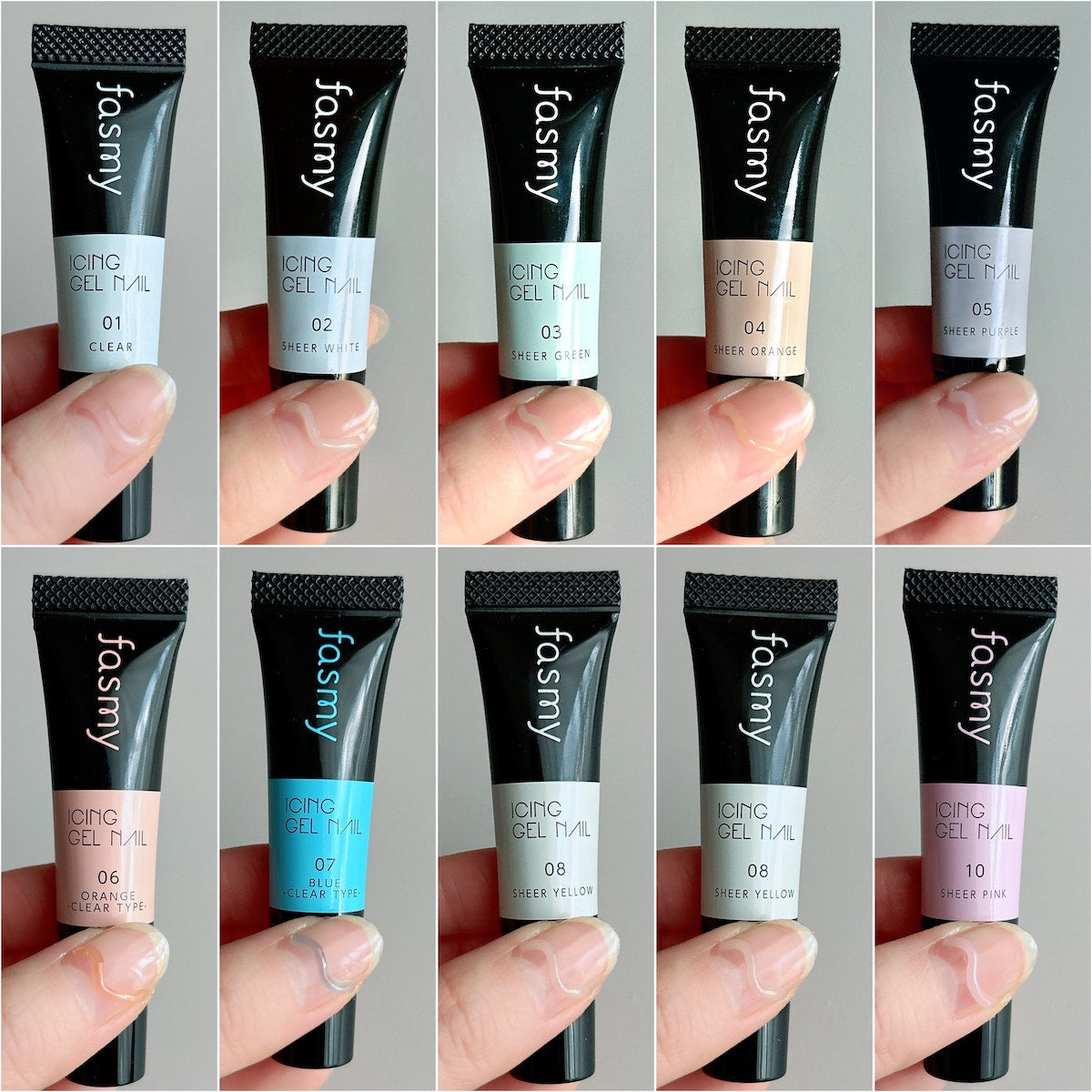 在庫限り】ジェルネイル ノズルタイプ ネイルアート PB. fasmy