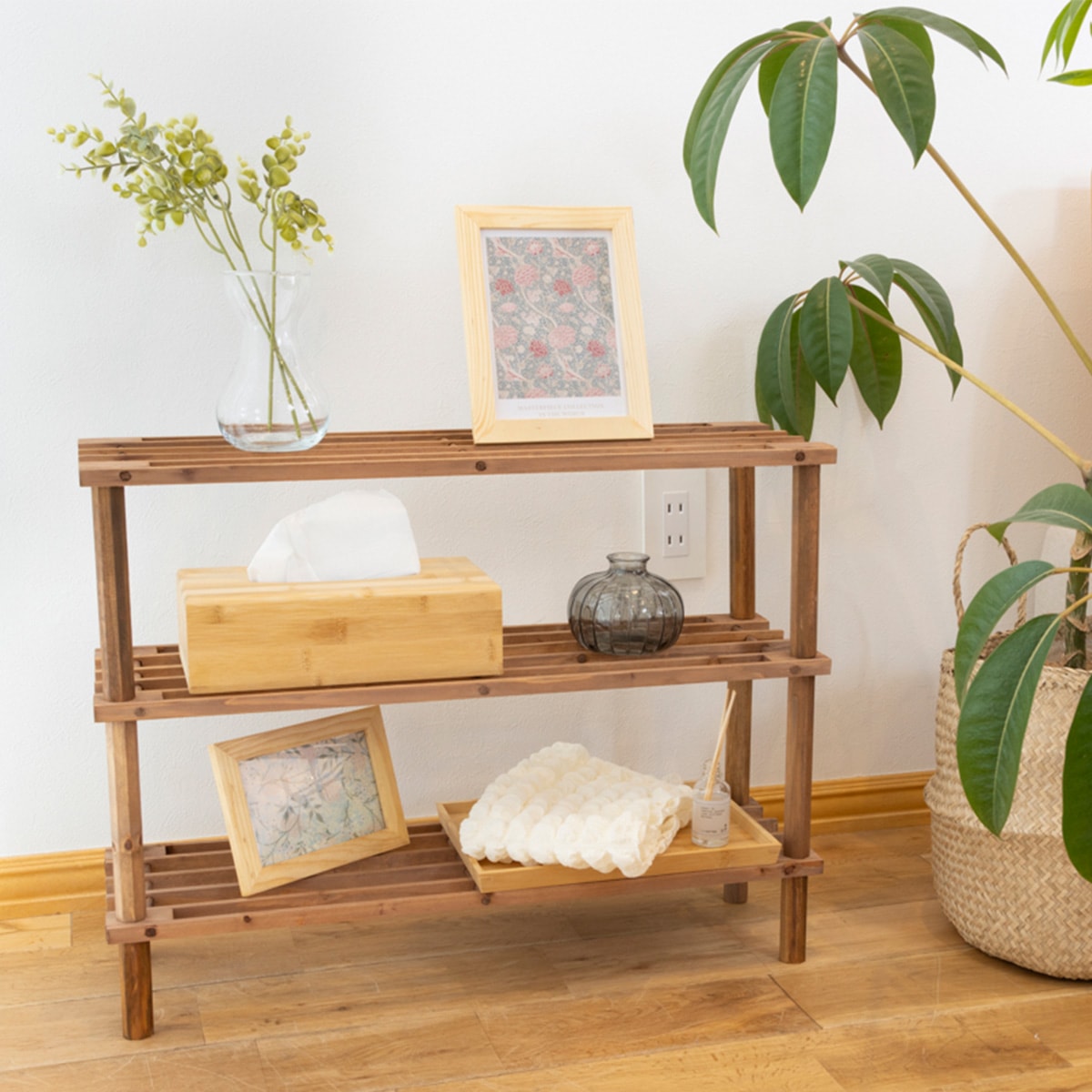 ラック オープンラック 物品棚 小棚 木製 3段 diy 収納棚 おしゃれ