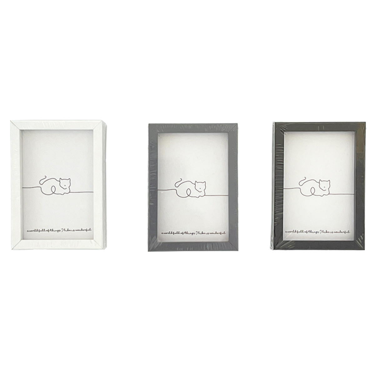 マグネット付きミニフォトフレーム モノトーン 361256