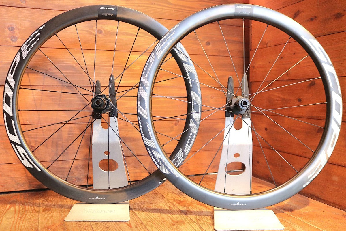 スコープ SCOPE R4 DISC カーボン チューブレス ホイールセット シマノ