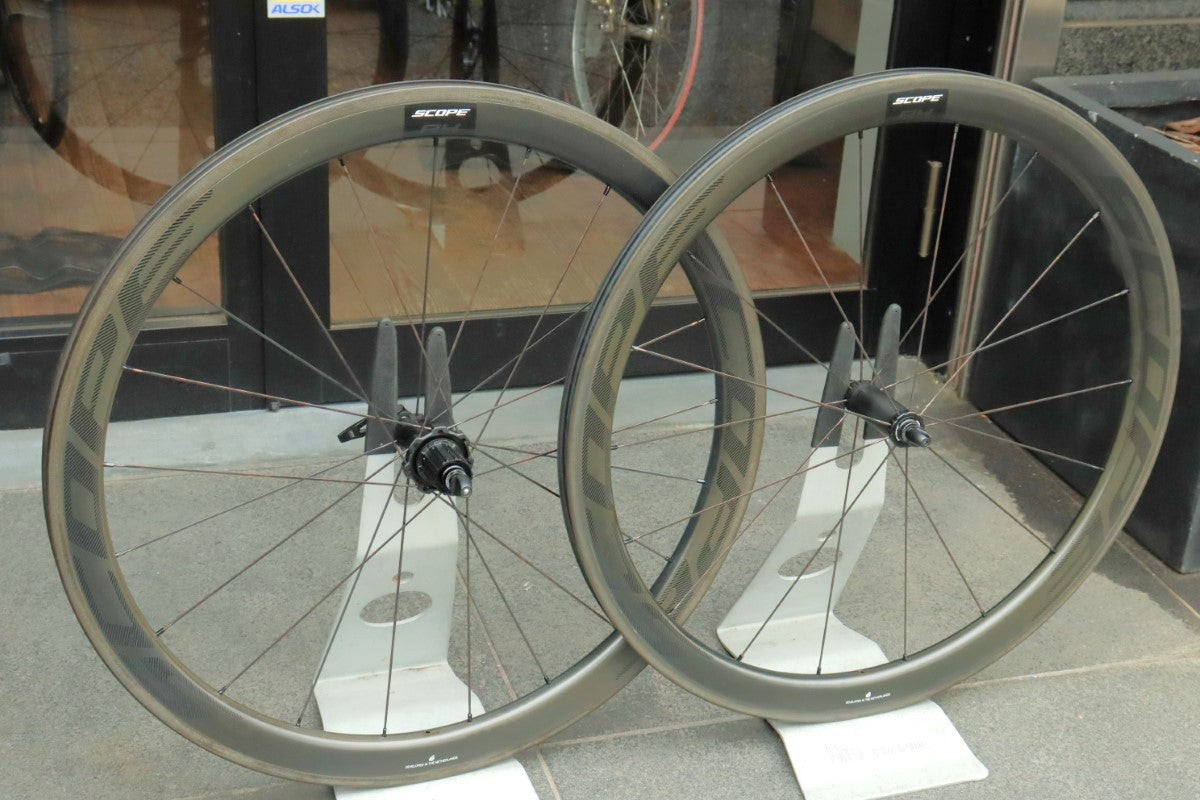 スコープ SCOPE R4 カーボン チューブレス リムブレーキ ホイール