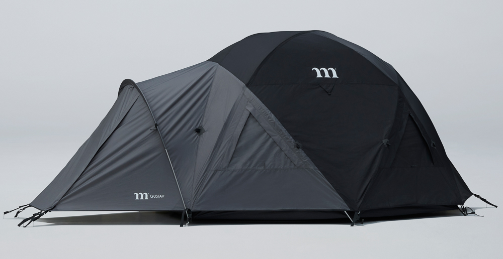 シックな2トーンカラーに仕上げた、ムラコ流山岳テント