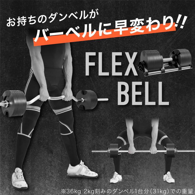 フレックスベル・プロバーベル専用のバーベルシャフト2種（EZ