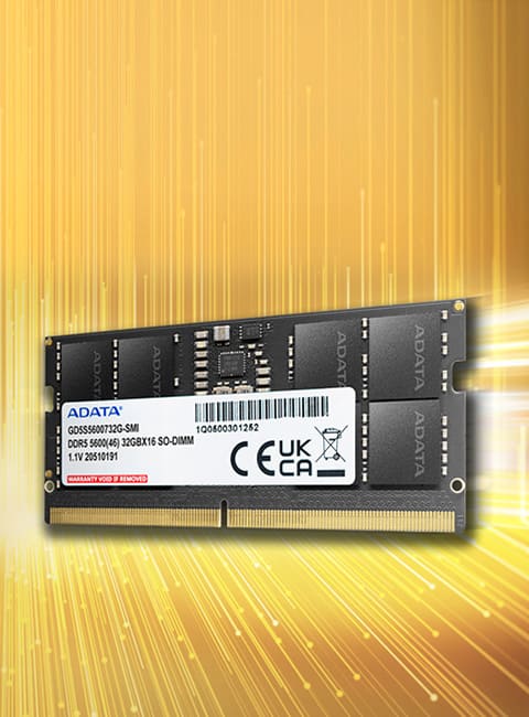 GOLD DDR5 5600 SO-DIMM メモリモジュール | ADATA (Japan)