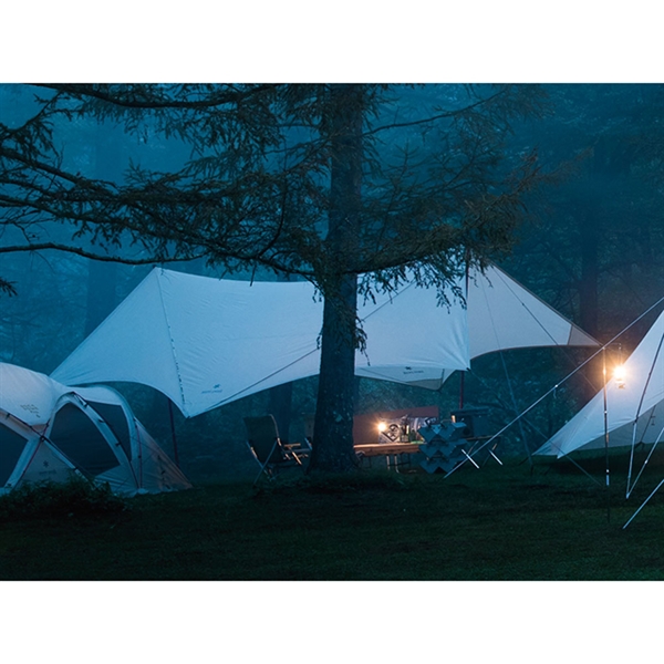 snow peak HD タープ ヘキサエヴォ Pro.アイボリー TP-260IV: キャンプ