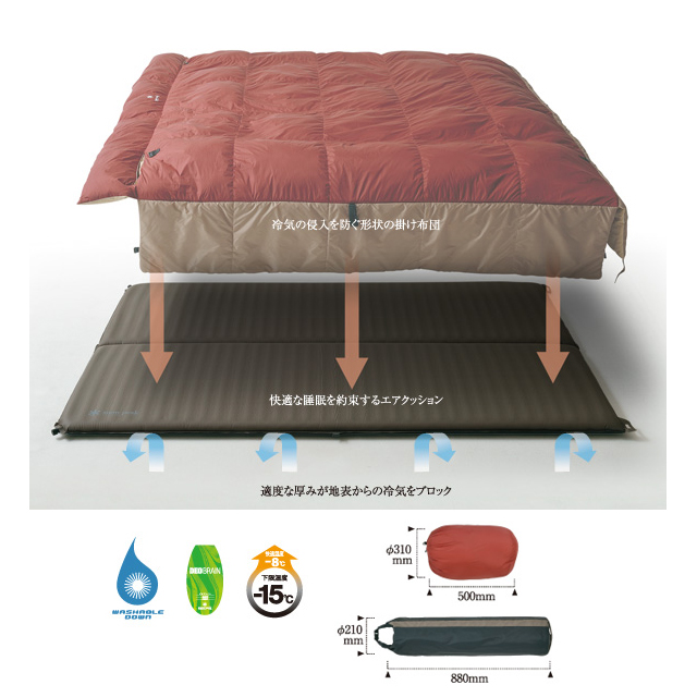 snow peak グランドオフトン シングル1000 BD-050: キャンプ