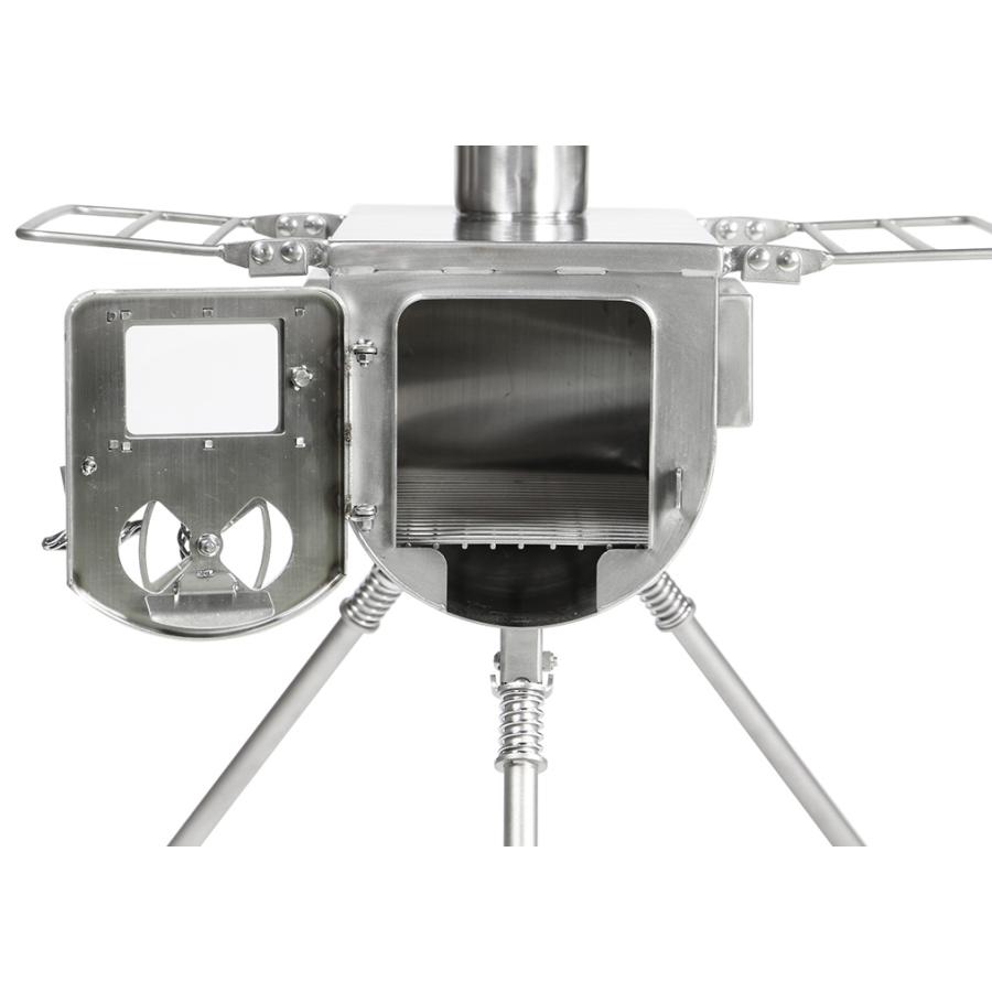 テンマクデザイン 新 ウッドストーブサイドビュー【 Mサイズ 】ケース