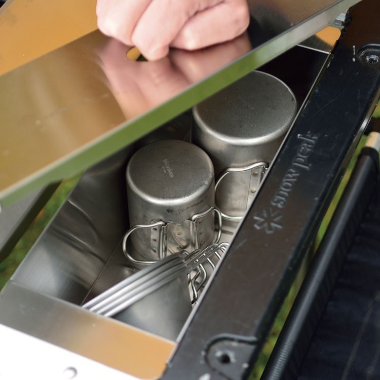 snow peak ステンボックスハーフユニット CK-025: キャンプ