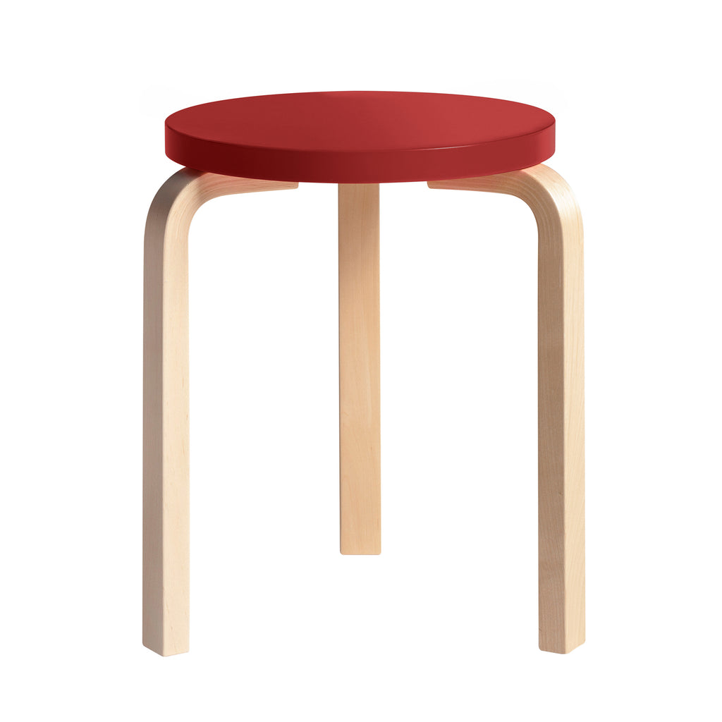 スツール 60 レッド ラッカー – Artek Tokyo Store
