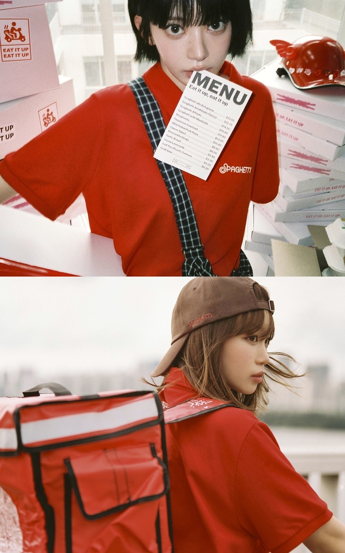 スパゲッティ」配達員に変身したLE SSERAFIM新譜の2番目の