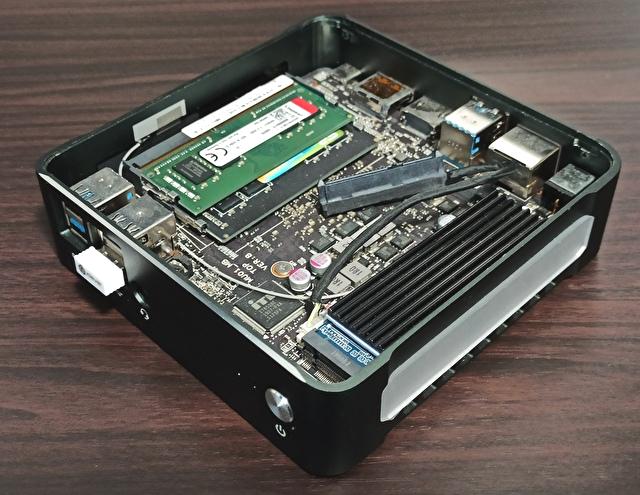 NVISEN Y-MU01(Core i7-8565U)のメモリを増設・デュアルチャネル化