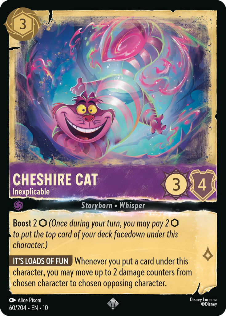 Cheshire Cat - Inexplicable - Mushu Report (Lorcana Wiki)