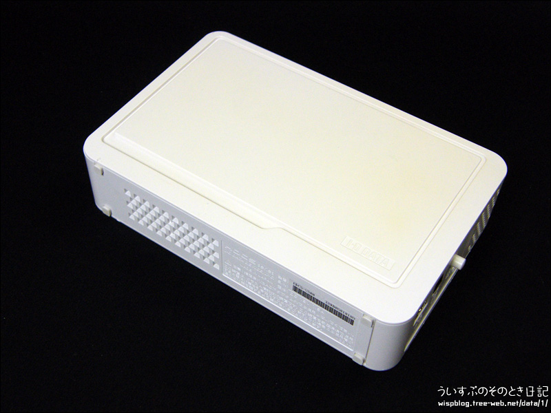 I-O DATA HDCS-U500 外付けHDDの分解メモ : ういすぷの記録帳