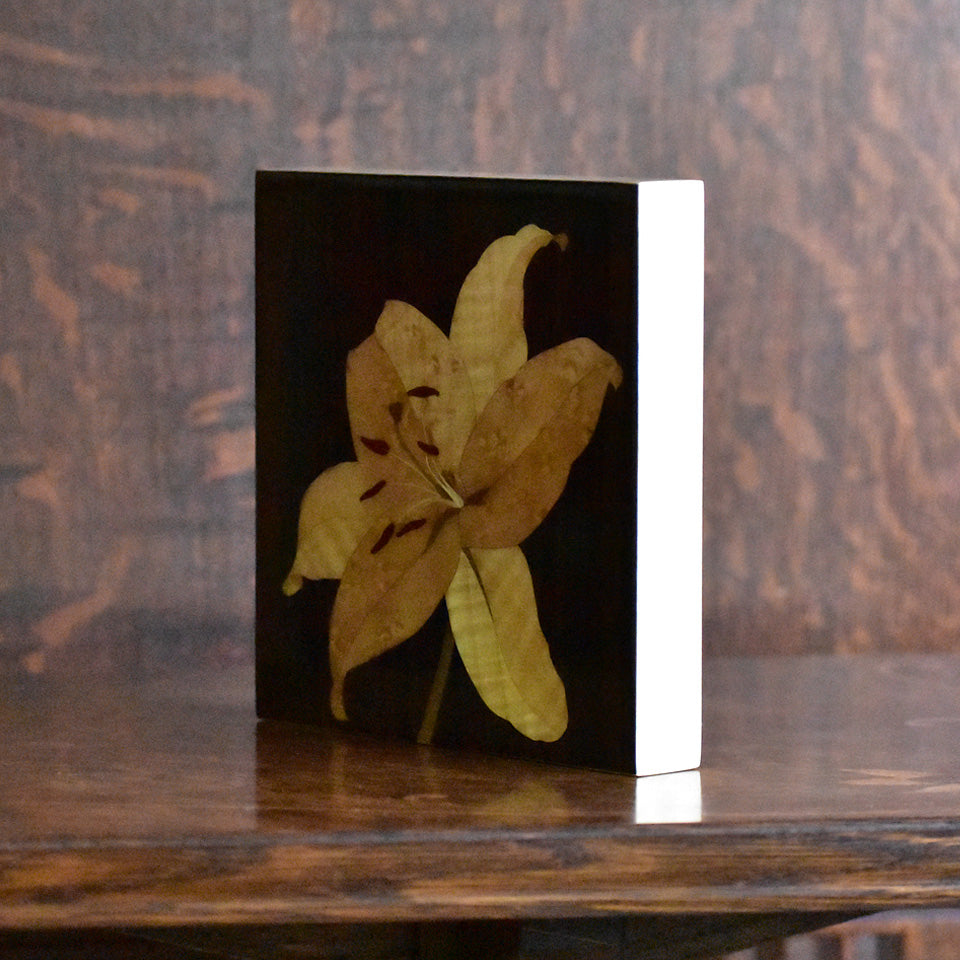 Lily No.6 – Wood Art HAS 木象嵌作家 蓮尾知子