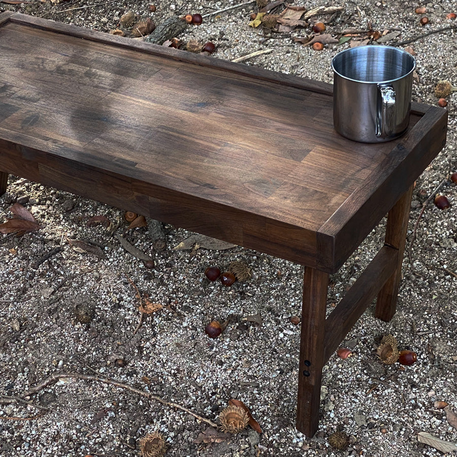 折りたたみ コンパクトテーブル アウトドア ウォールナット Craftop