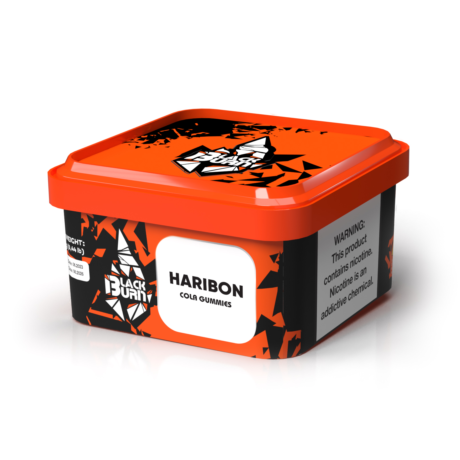 Haribon Black Burn Hookah Tobacco 200g | WorldHookahMarket | World