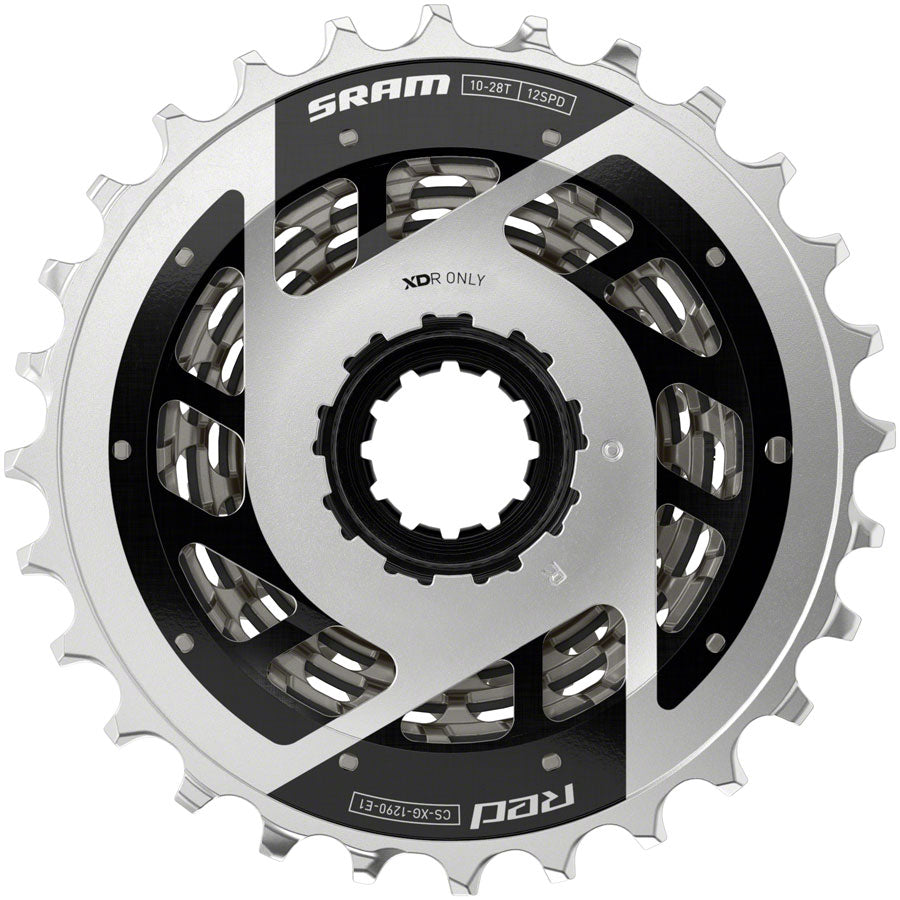 SRAM RED XG-1290 Cassette - 12-Speed, 10-28t, For XDR Driver Body