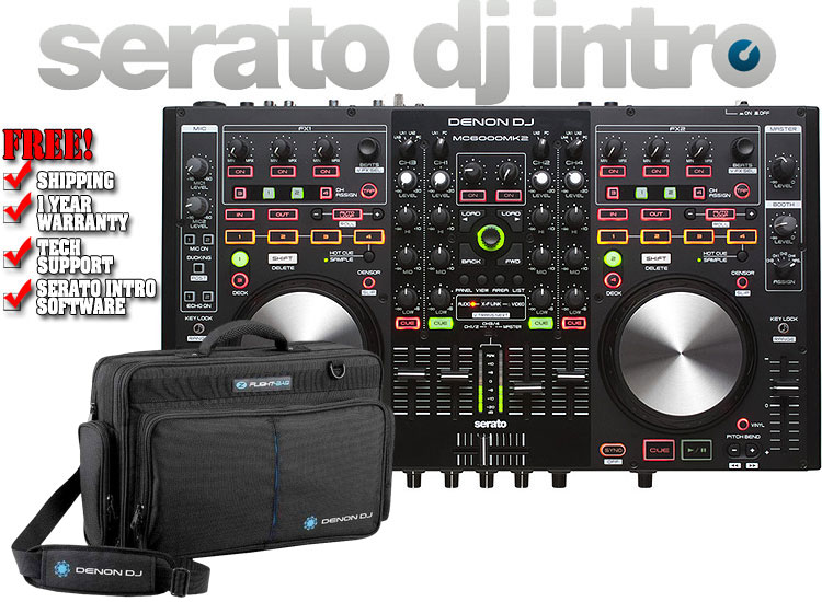Denon MC6000MK2 Bag Combo | Chicago DJ Equipment | 123DJ