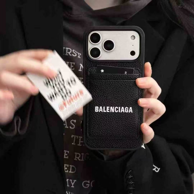 BALENCIAGA iPhoneケース ブラック 国内即発】BALENCIAGA ☆ iphoneX