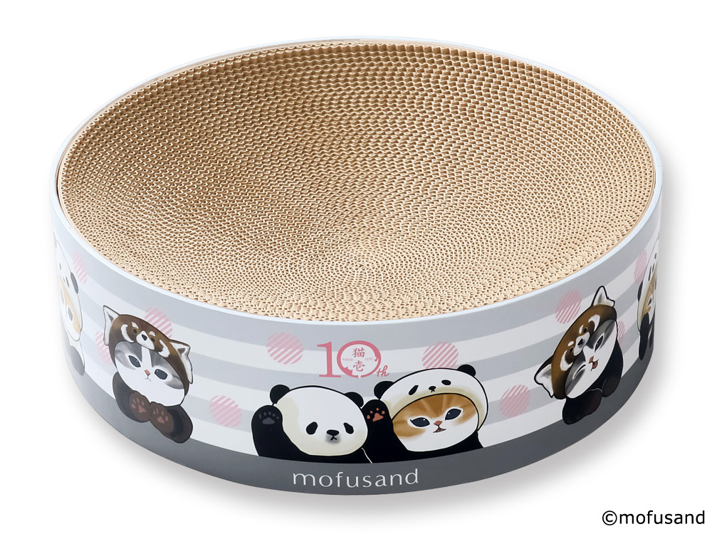猫壱 バリバリボウル mofusand (82114) 猫用 爪とぎ モフサンド ( 猫壱