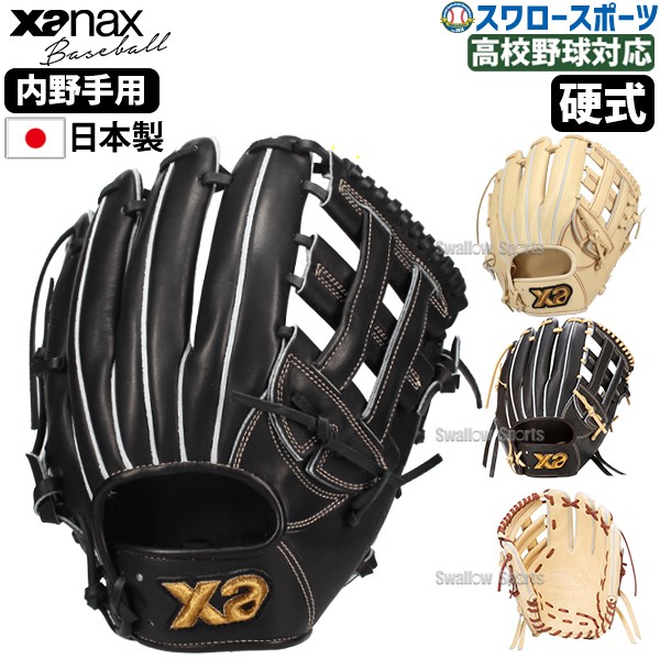 野球 ザナックス 硬式グローブ グラブ トラストエックス 内野手用 右投