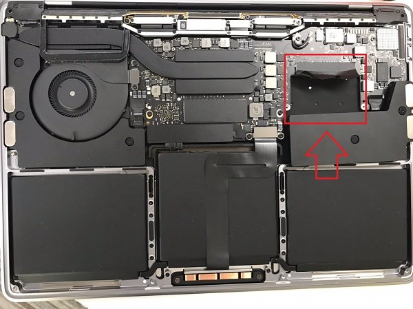 MacBook Pro（2018モデルA1708）にて電源が入らない故障 - パソコン