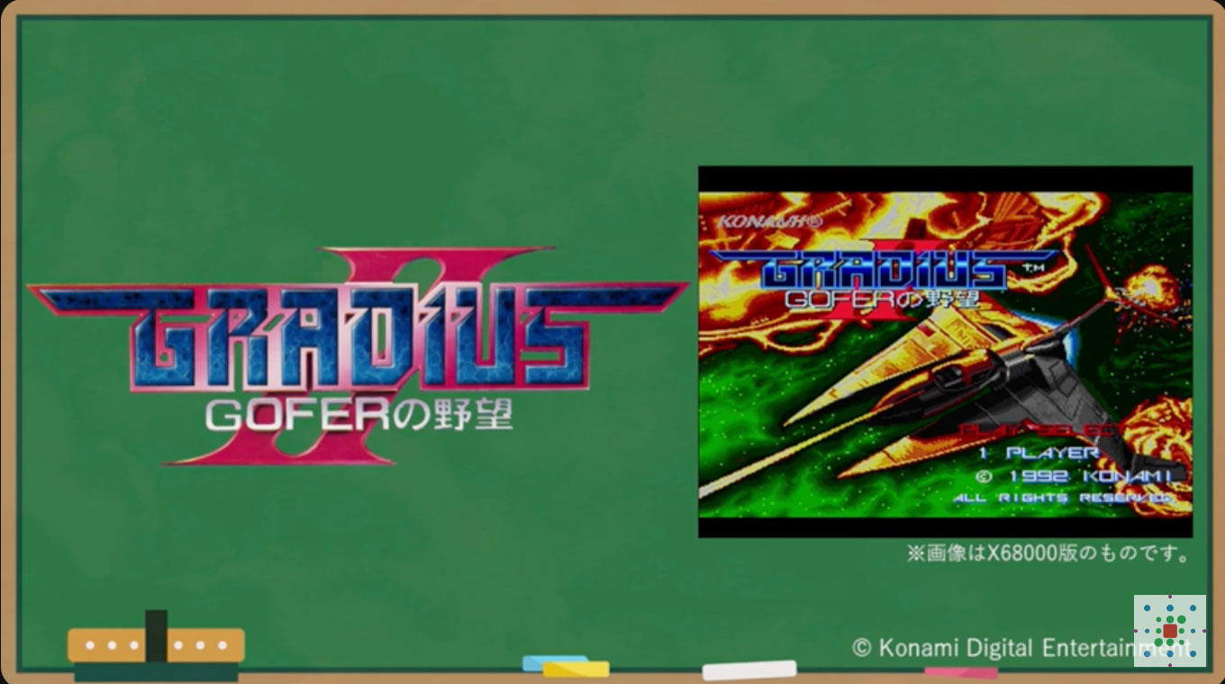X68000 Z向けに「グラディウスII」「沙羅曼蛇」「悪魔城ドラキュラ