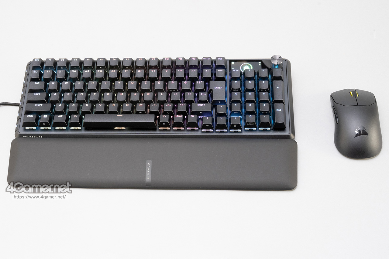 コンパクトなフルキーボード「VANGUARD PRO 96」と約36gのハイエンド