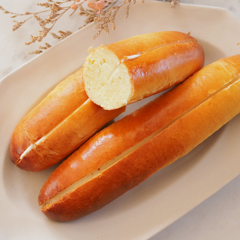 ミルククリーム入りスティックパンの再現レシピ | お菓子・パン材料