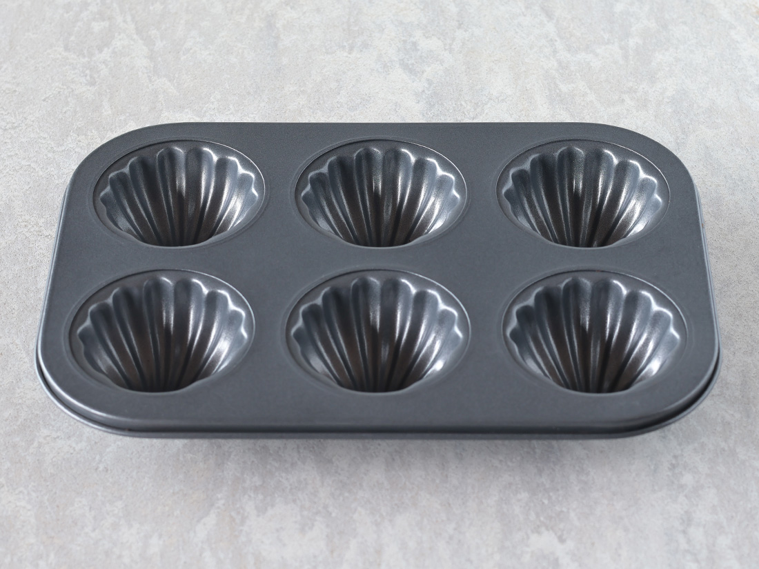 cotta マドレーヌ型 ほたて深型(6個取) | マドレーヌ型 | お菓子・パン